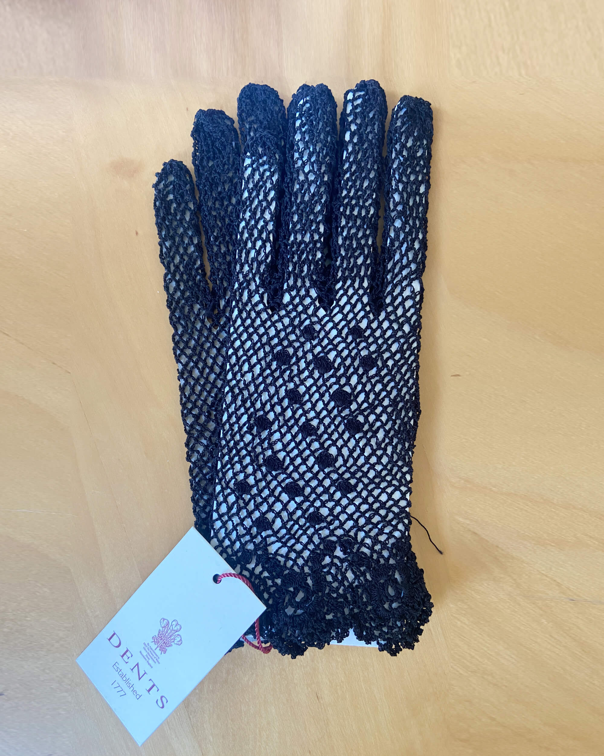 Crochet Gloves - Black