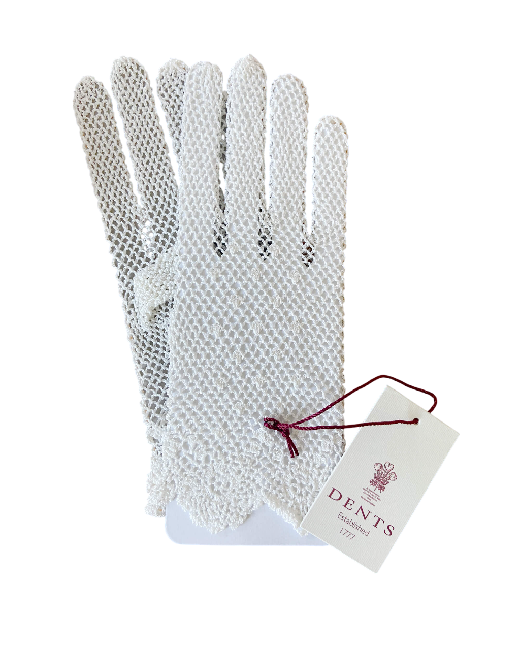 Crochet Gloves in Cream