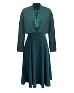 1940s Goodwood Grable Ensemble - Dia Deco Emerald