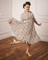 1950s Grace Dress - Beautyberry