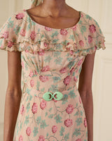 1930s Cissy Dress - Hydrangea Georgette