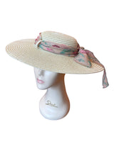 Vintage Tilt Hat - Hydrangea
