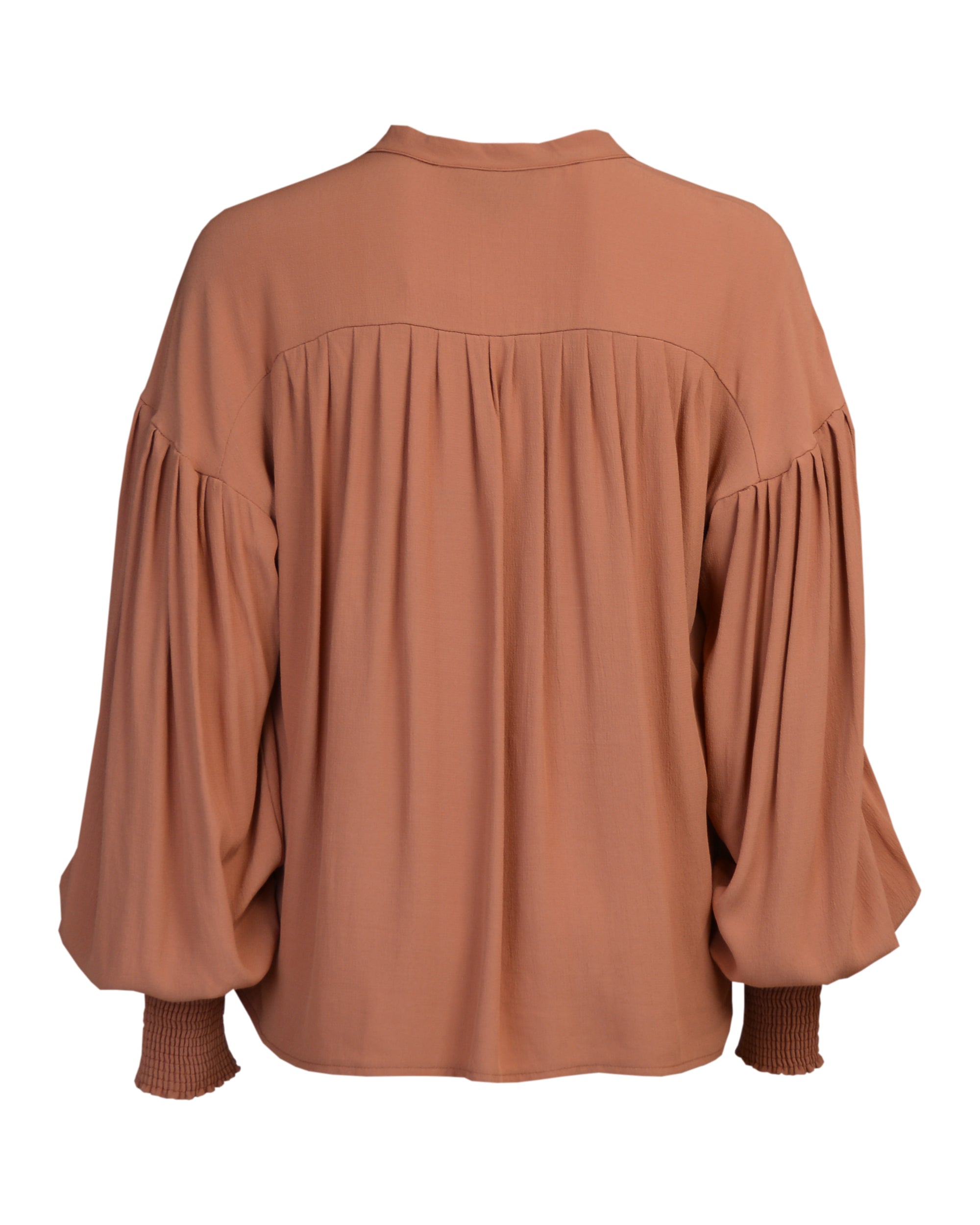 30s Iris Bohemian Blouse in Burnt Peach