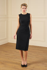 1960s Jackie O Dress & Jacket - Black