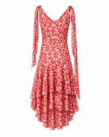 1920s Kitty Dress - Red Confetti