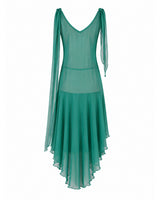 1920s Kitty Dress & slip - Jade Georgette