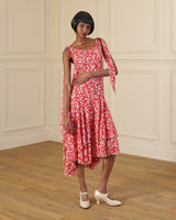 1920s Kitty Dress - Red Confetti