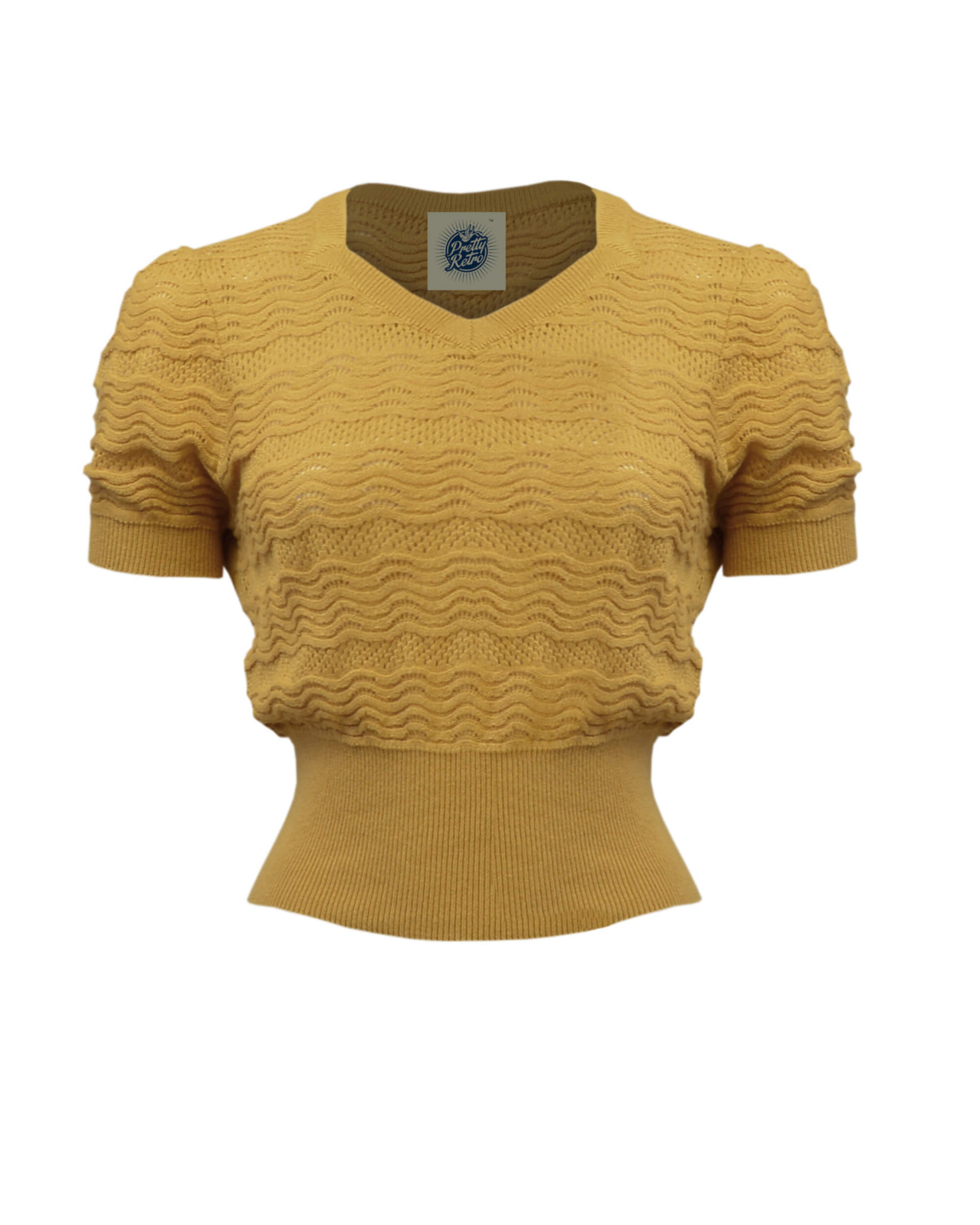 Pretty Sweetheart Top - Gold