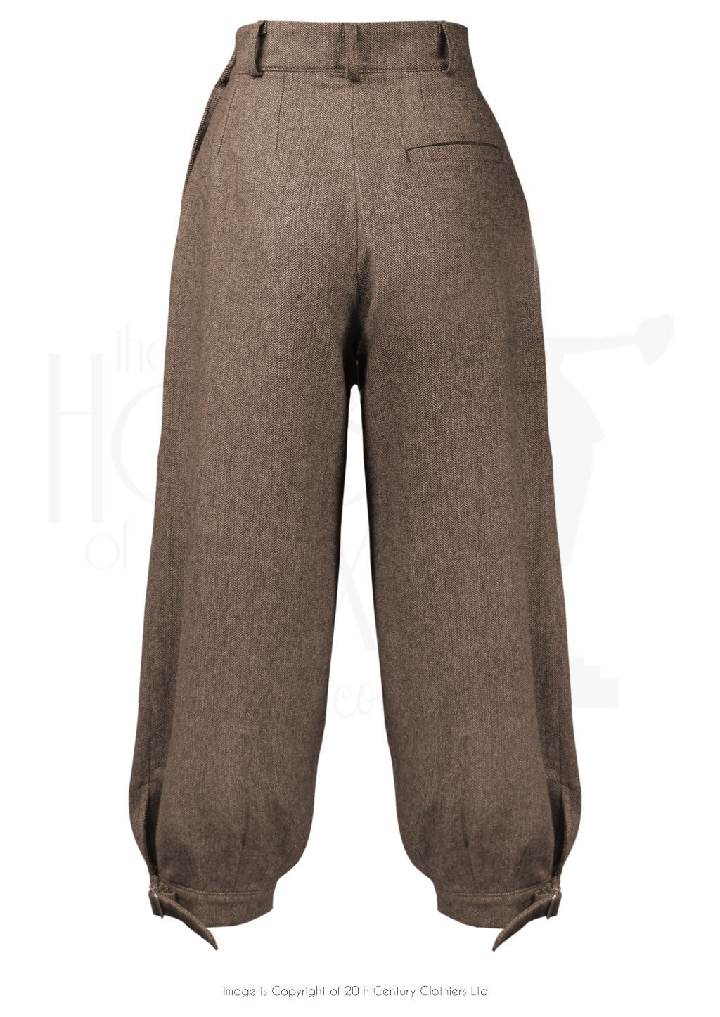 Ladies Plus Fours - Brown Herringbone