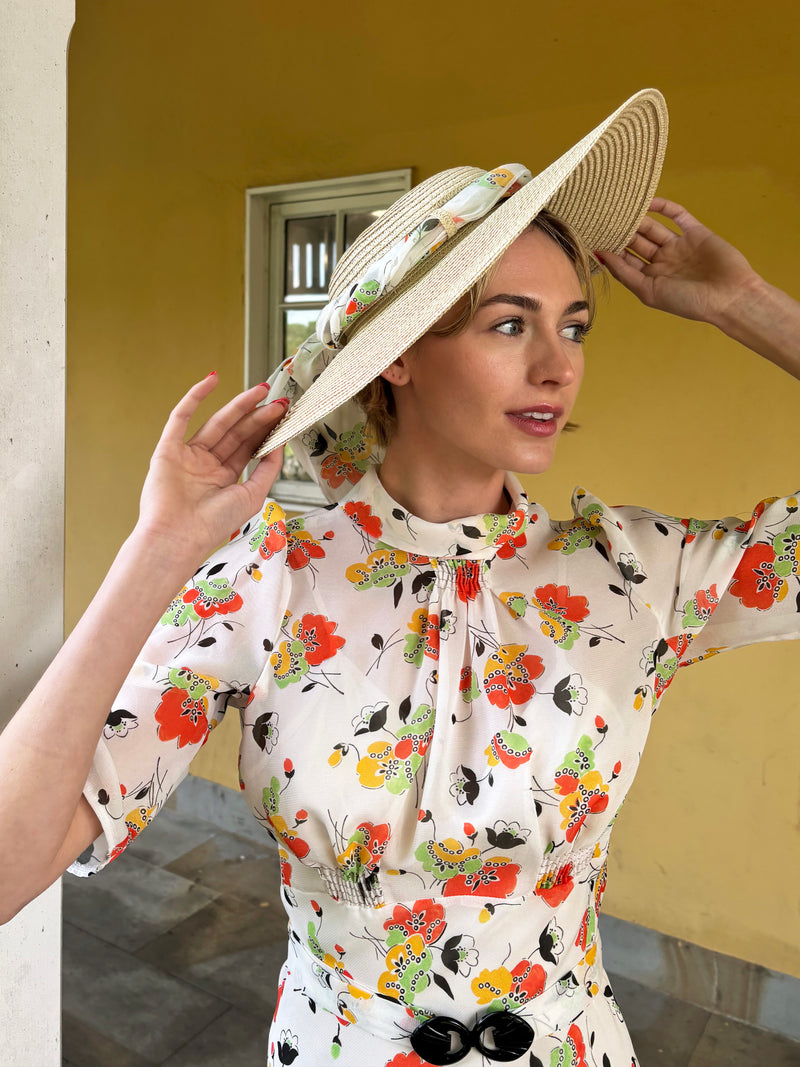 Vintage Tilt Hat - Golden Haze