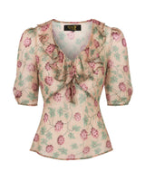 1930s Maddy Blouse - Hydrangea
