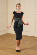 1960s Manhattan Cocktail Dress - Emerald Halo