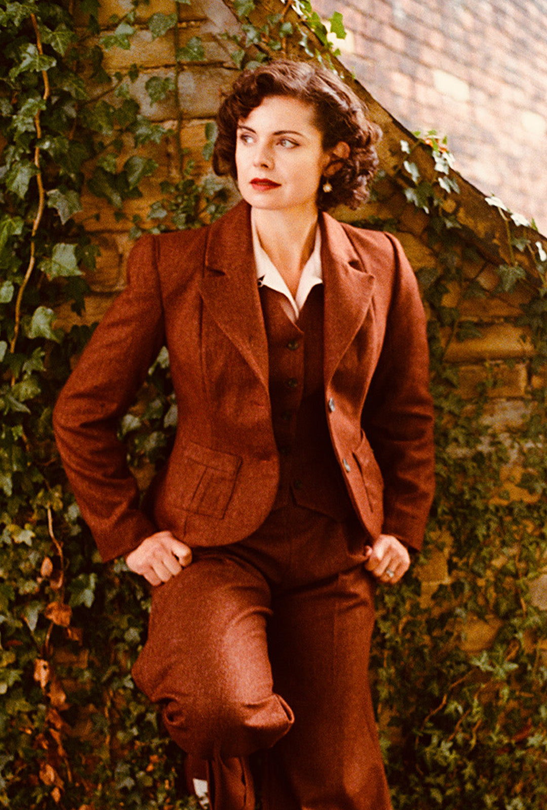 1930s Tailored Jacket in Maple Wool