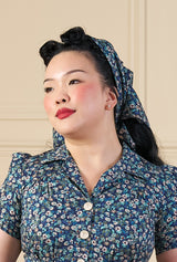 Marguerite Print Crepe Scarf