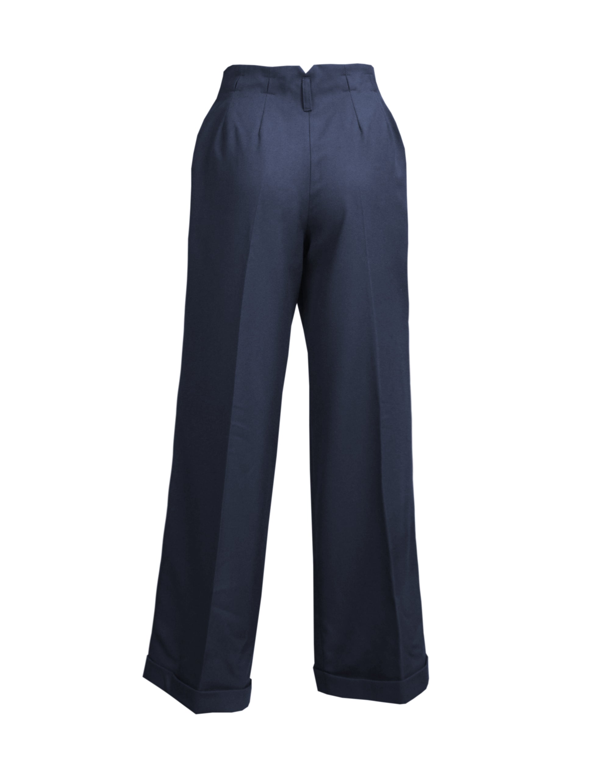 30s Marlene Trousers - navy twill