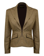 1930s Premium Dietrich Blazer - Almondine Lambswool