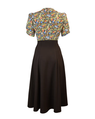 40s Martha Tea Dress - Autumn Posey