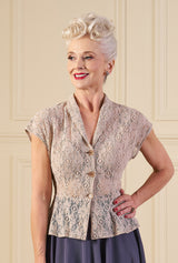 1950s Merle Blouse - Desert Lace