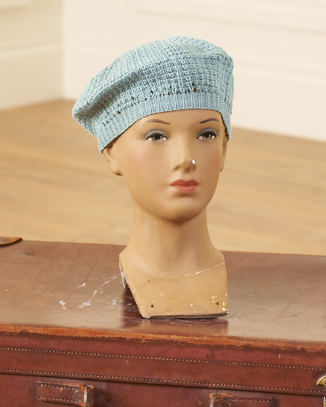 Knitted Beret - Wild Mint