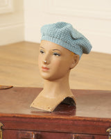 Knitted Beret - Wild Mint - model shot