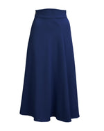 1930s Swirl Skirt - Navy
