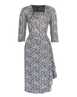 1940s O'Hara Cocktail Dress in Moonflower