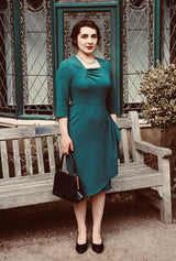 1940s O'Hara Cocktail Dress in Pacific