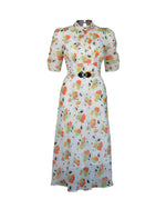 1930s Loretta Bias Dress in Golden Haze