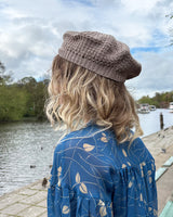 Knitted Beret - Pearl