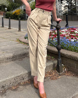1950s Premium Peg Trousers - Ecru