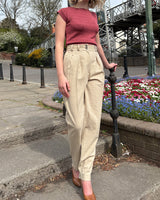 1950s Premium Peg Trousers - Ecru