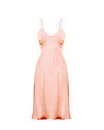 1930s Bias Petticoat Slip - Coral Pink