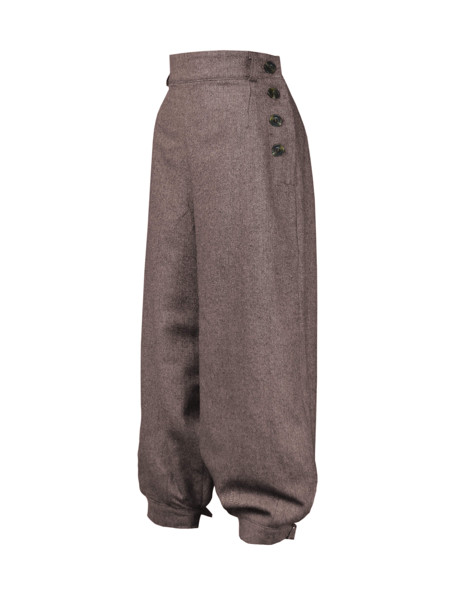 Ladies Plus Fours - Brown Herringbone