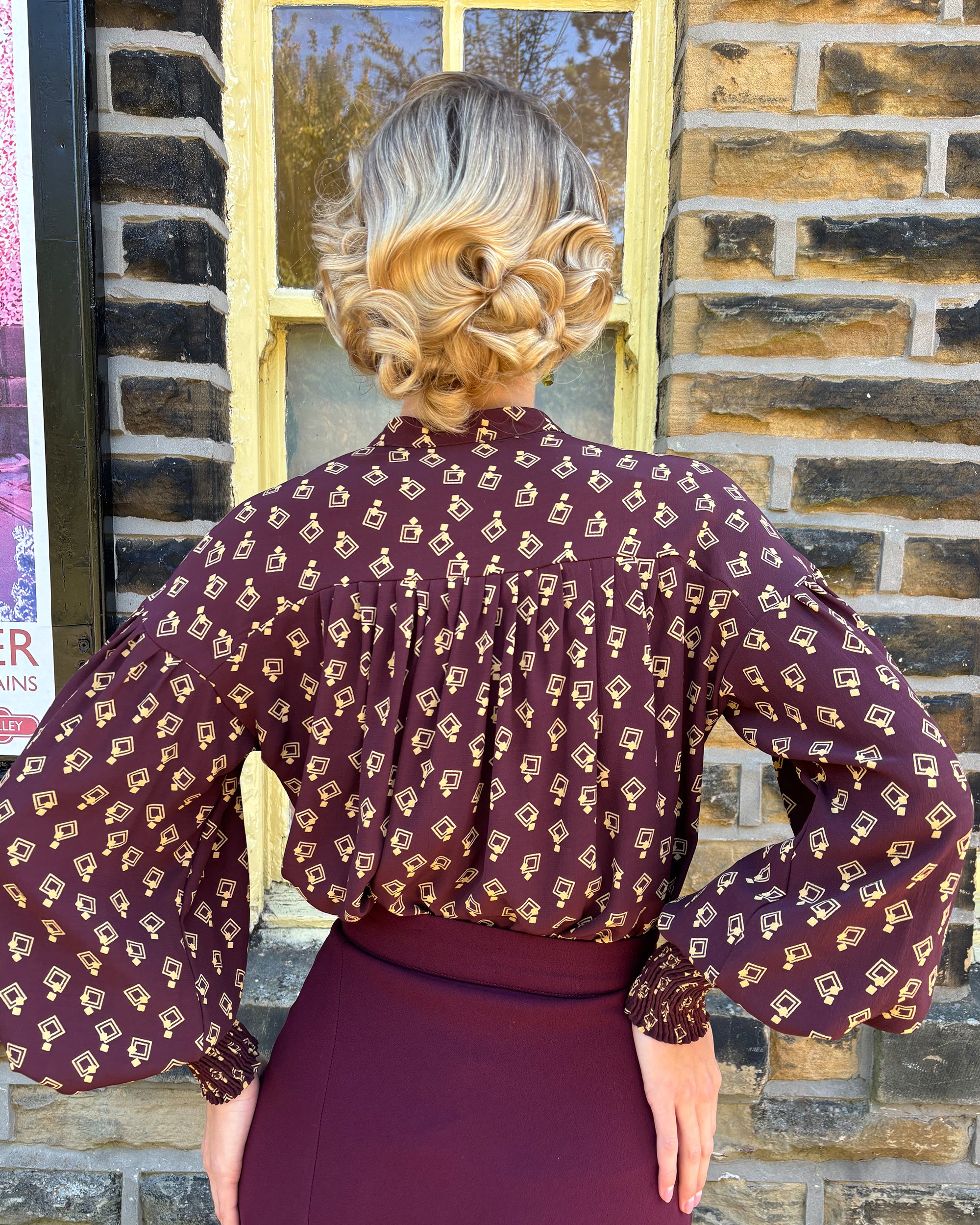 1930s Poet Blouse - Sample