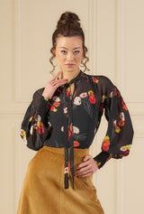 1930s Poet Blouse - Poppy Sheer