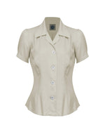 Pretty 40s Blouse - Ivory