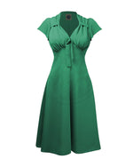 Pretty 40s Tea Dress in Emerald