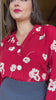 40s Victory Blouse - Ruby Bloom