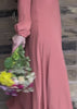 1930s / 70s Petra Bias Cut Midi Dress - Burnt Peach