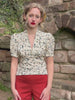 1940s Serenade Blouse - Magnolia Kiss