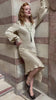 1920s Queenie Dress - Oyster Satin