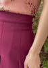1930s Pleated Shorts - Wine