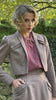 1940s Tailored Skirt - Brown Herringbone