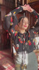 1930s Poet Blouse in Poppy Sheer