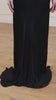 30s Paramour Bias Cut Gown - Black & Ivory Satin