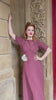 1940s 'Girl Friday' Midi Dress - Plum