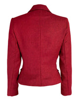 1940s Hampton Tailored Jacket - Premium Ruby Wool