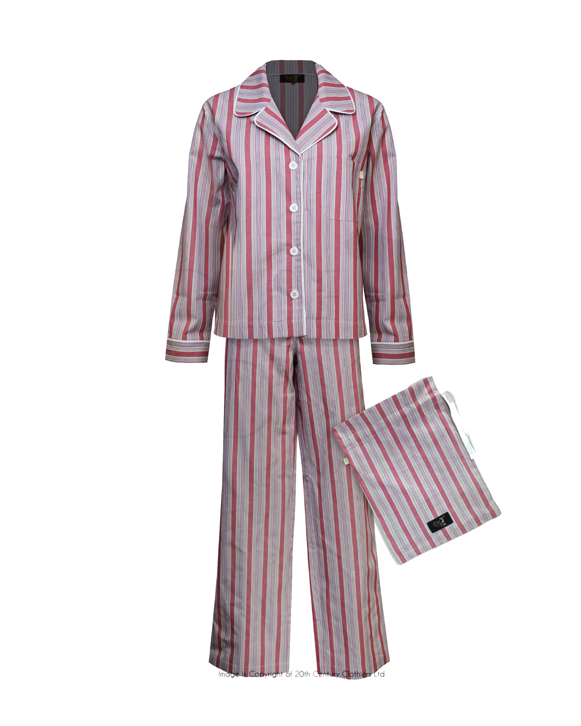 Boyfriend Pyjamas - Red Stripe