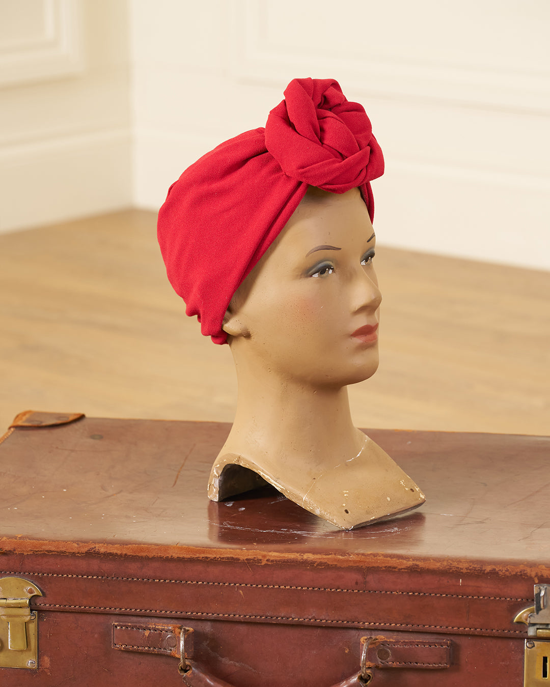 1940s Turban - Red