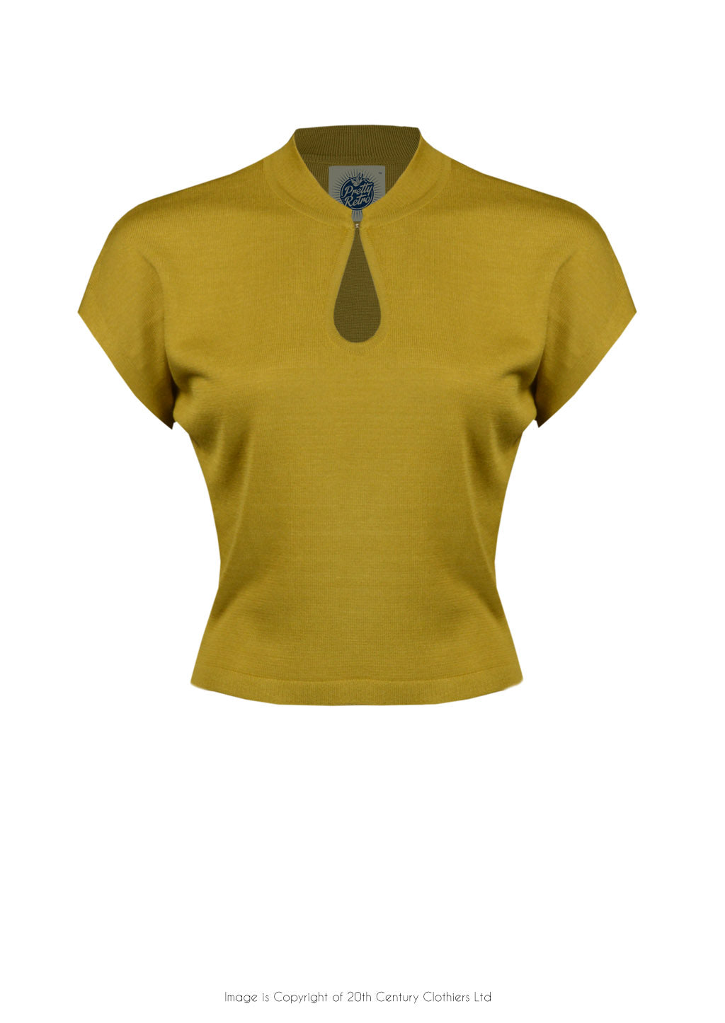 Keyhole Sweater - Mustard